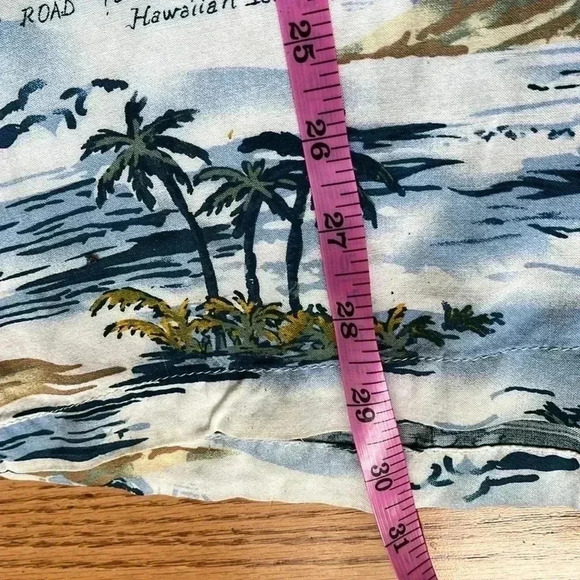 [L]Vintage David Taylor collection Rayon Hawaiian Button Down S/S Shirt  Men - Picture 5 of 5